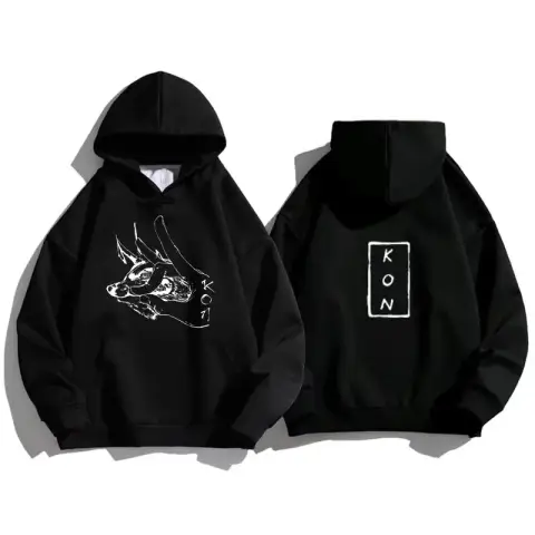 Hot Anime Chainsaw Man Hayakawa Aki Fox Devil Kon Graphic Printed Hooded Men Women 2D Hoodies Casual Sweatshirt Harajuku Streetw