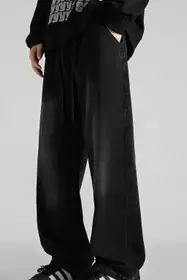 Summer Vintage Style New Retro Jeans And Cotton Both Fabric Track Pocket Elastic Comfortable Joggers Track Pants For Men | Trendy Stylish Trousers For Men