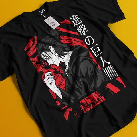 "Attack on Titan" Hooded Sweatshirt - Elien Ellen Mikasa, Men's T-shirt, Levi Levi, AOT, Elvin Ahen Amyn, Men's T-shirt