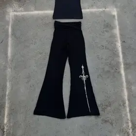 Aesthetic Unique Printed Y2K Pants Hip Hop Punk Style Comfortable Pants Gothic Retro Casual Women's Wide Leg Pants Emo Girls