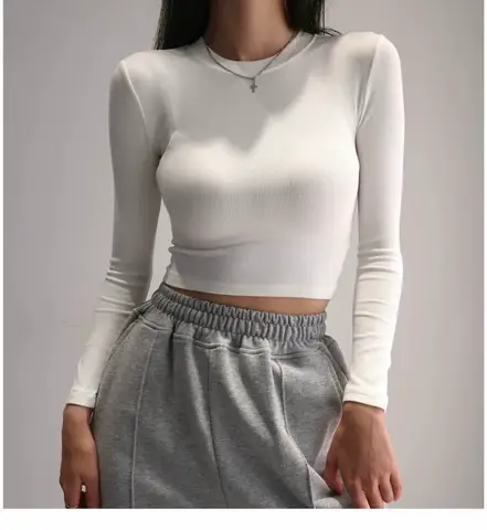 New Summer Special Free size Plain O Neck Full Sleeve T shirt For Women