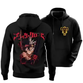 Asta Black Clover Anime unisex Hoodie