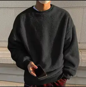 Men’s Heavy Fur Stylish Sherpa Sweatshirt For Winter