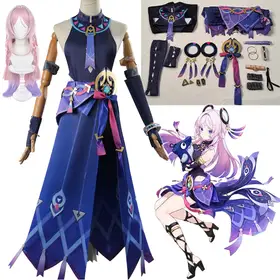 Citlali Cosplay Costume Genshin Impact Citlali Dress Suit Outfit Citlali Uniform With Headwear Full Set Role Playing Suit