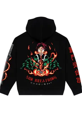 Tanjiro Demon Slayer anime hoodie for men's and women Unisex
