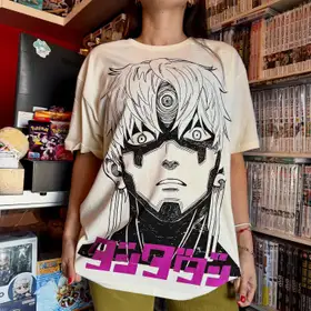 DanDaDan Evil Eye T-Shirt Japanese Anime Women Men Oversized Y2k Manga Funny Street Hip Hop High Quality Female Male Clothing