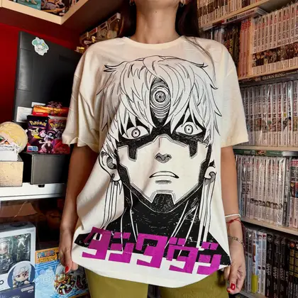 DanDaDan Evil Eye T-Shirt Japanese Anime Women Men Oversized Y2k Manga Funny Street Hip Hop High Quality Female Male Clothing