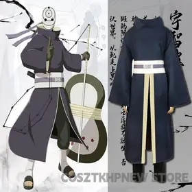 Uchiha Obito Anime Cosplay Costumes Halloween Costumes For Women Men Japanese Robe Kimono Performance Festival