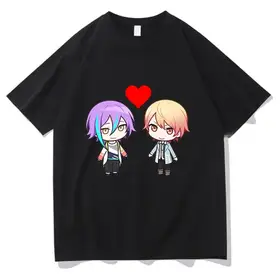 Cartoon Ruikasa T Shirts Kawaii Anime Men/Women T-Shirt Funny Manga Clothes Unisex High Quality Tees Vintage Graphic Tops
