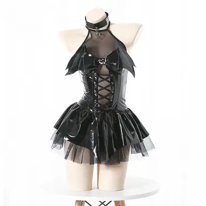 Japanese Anime Cosplay Costume Little Devil Game Cosplay Dress Female Witch Short Skirt Spice Girl Halloween Saxy Uniform Bles Online DZ-9A.10 QC