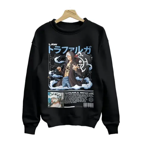 Trafalgar Law Unisex Sweatshirt - One piece Anime Printed | Fashion | Sweatshirts For Men And Women |