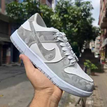 NK SB Dunk Premium Combat Gray Sneakers Shoes For Men
