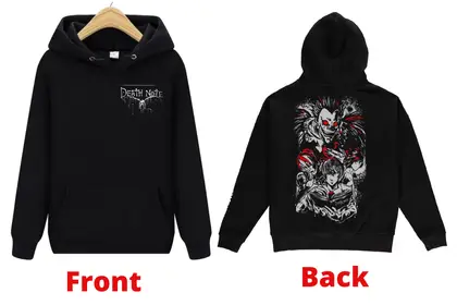 Death Note Anime Printed Hoodie For Men And Women