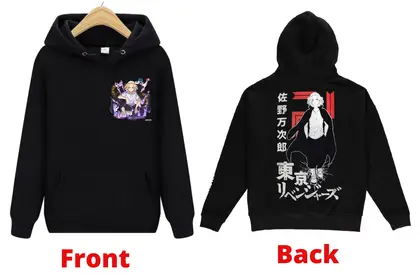 Mikey Anime Printed Hoodie For Men And Women