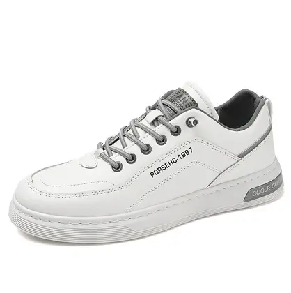 Shoes Men Comfortable Casual Business White Sports Sneakers Flats Slip On Office Mens Shoe Non-Sliip Zapatos Hombre Bles Online QC