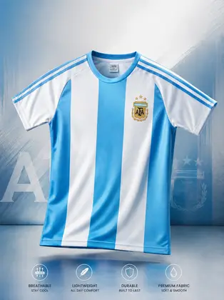 Argentina Home jersey set for men 3 stars Made in Thailand