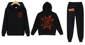 Naruto Anime Combo Printed Hoodie And Trouser For Men And Women