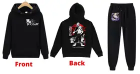 Tokyo Revenger Anime Combo Printed Hoodie And Trouser For Men And Women