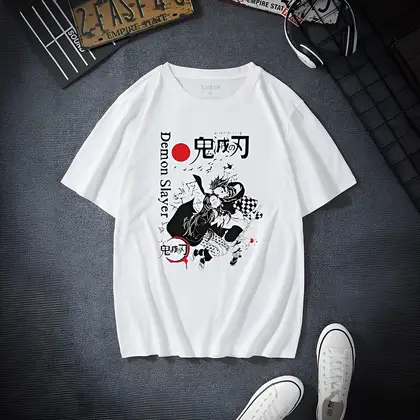 Demon Slayer Printed T-Shirt For Men And Women - Multisize | Fashion | T-Shirts | Unisex | Cotton T-Shirts |
