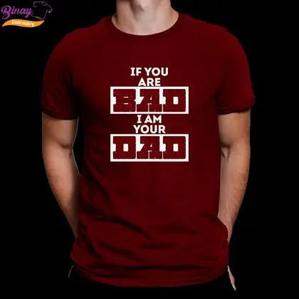 Cotton Printed Half Sleeves T-Shirts For Men - Maroon | Multisize | Fashion | Summer T-Shirts For Men