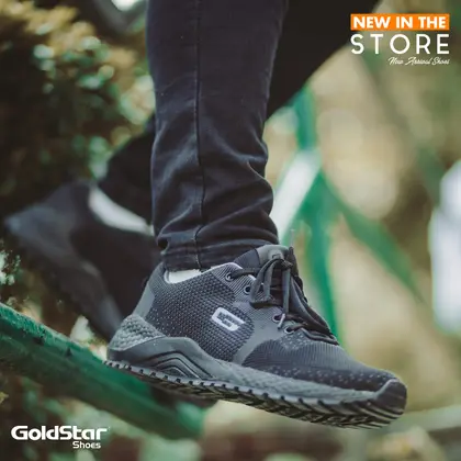 Goldstar G10 405 Black/Gray Sports Shoes For Men