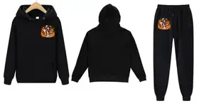 Luffy Anime Combo Printed Hoodie And Trouser For Men And Women