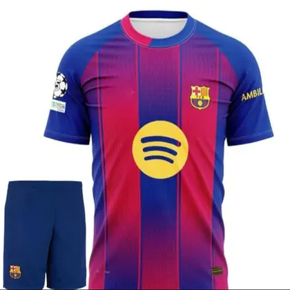 FC Barcelona Home 2024/25 A Grade Jersey Set For Men - Football  Adult Jersey