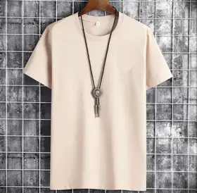 Round Neck Soft Feel Cotton T-shirt For Men