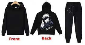 Anime Printed hoodie And Trouser  for Men And Women