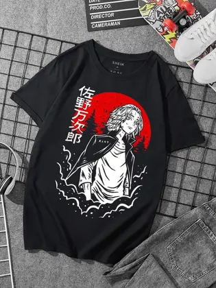 Mikey Anime Printed T-Shirt For Men And Women